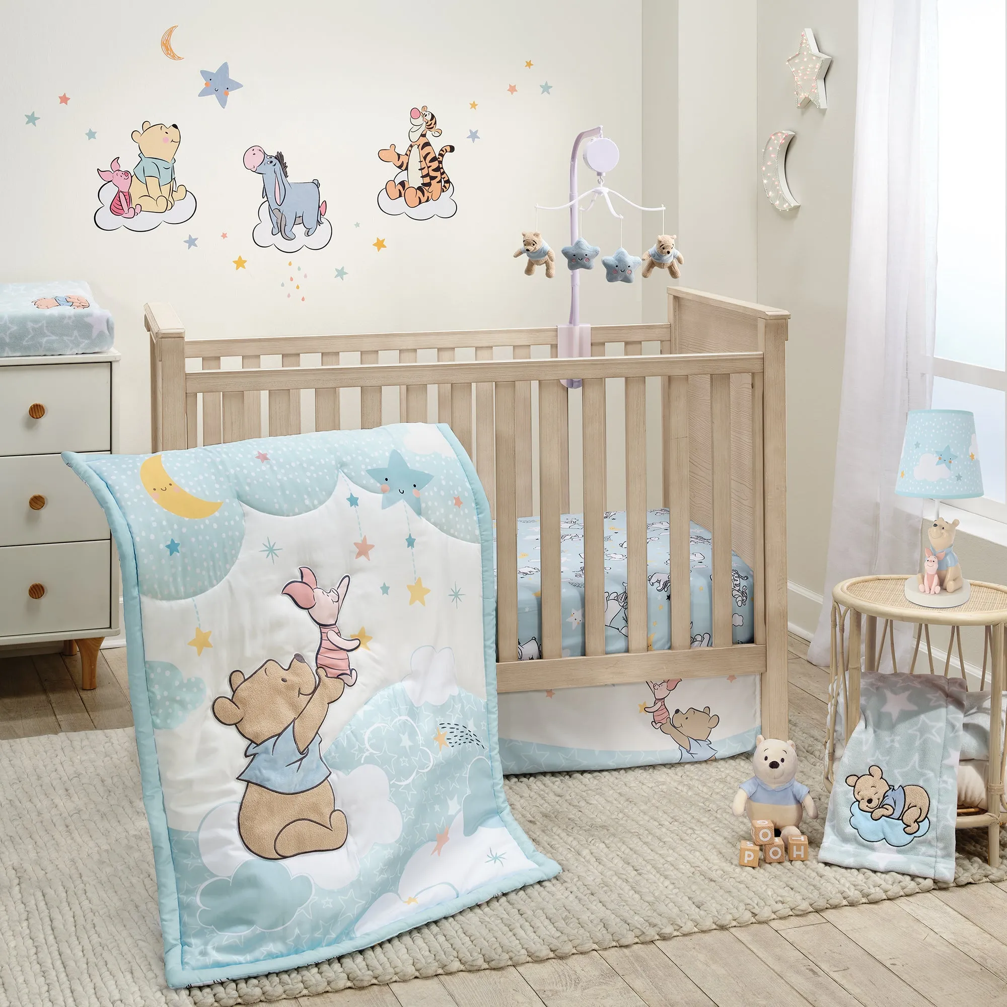 Starlight Pooh Changing Pad Cover