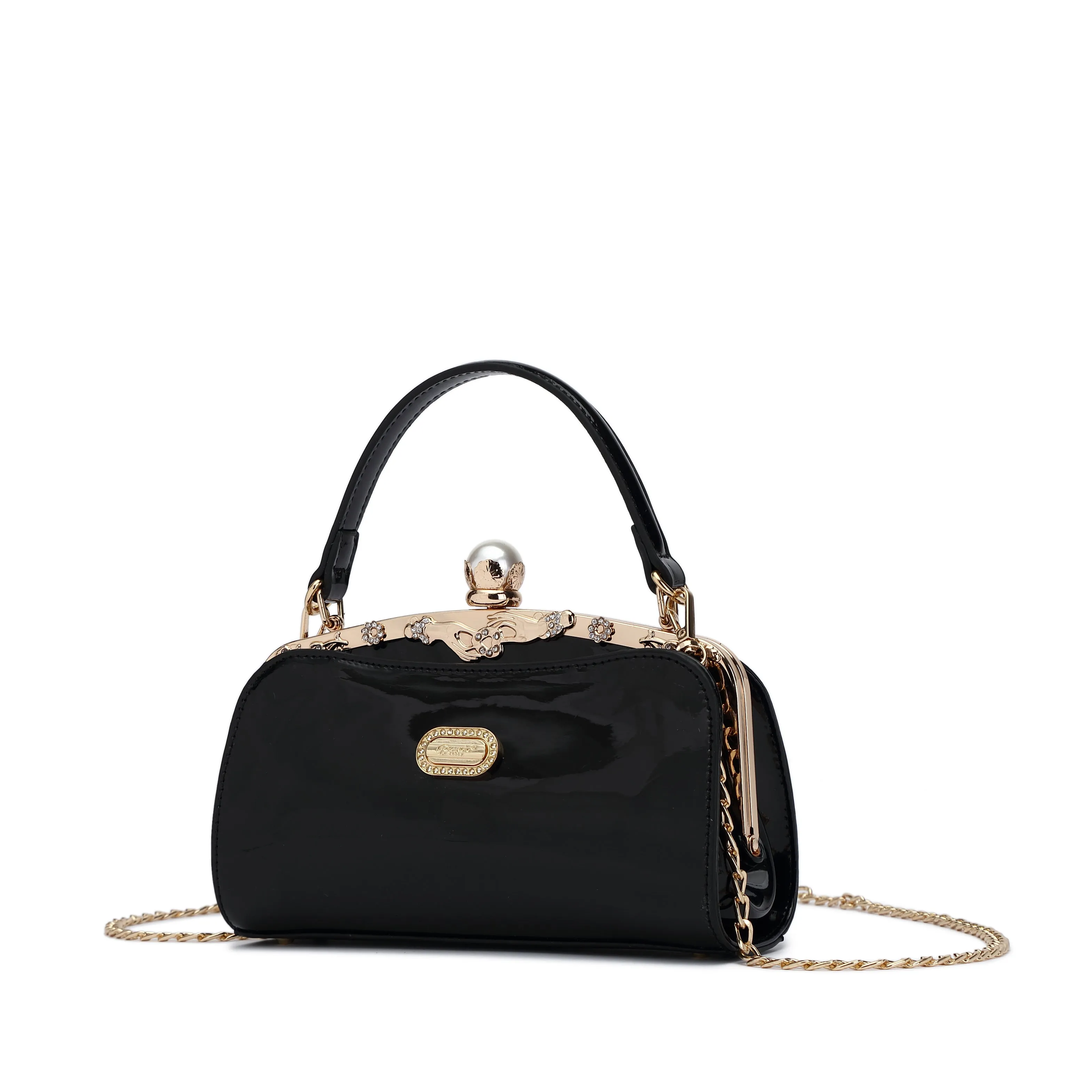 Starry Ocean Blossom Vegan Leather Purse