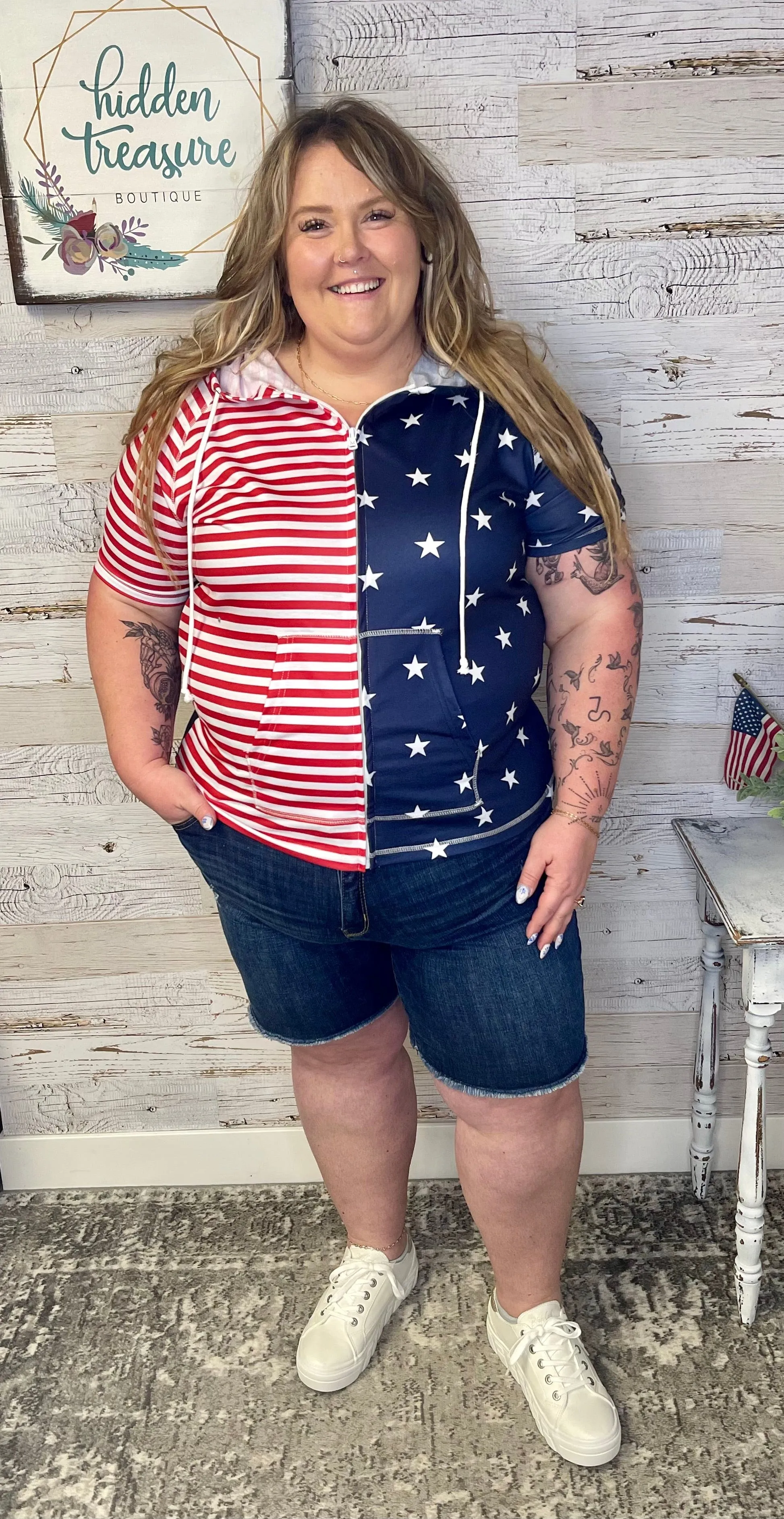 Stars & Stripes SS Hoodie