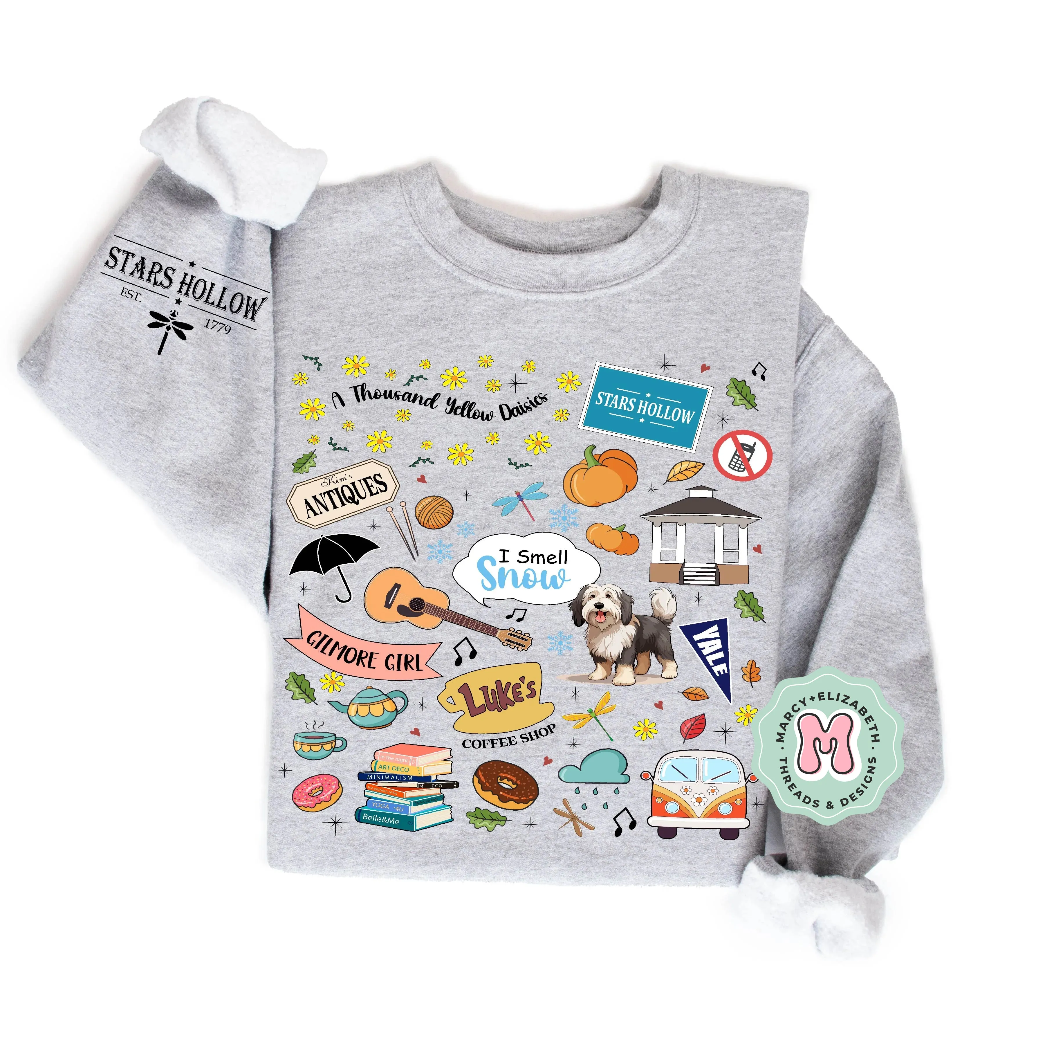Stars Hollow Adult Shirt
