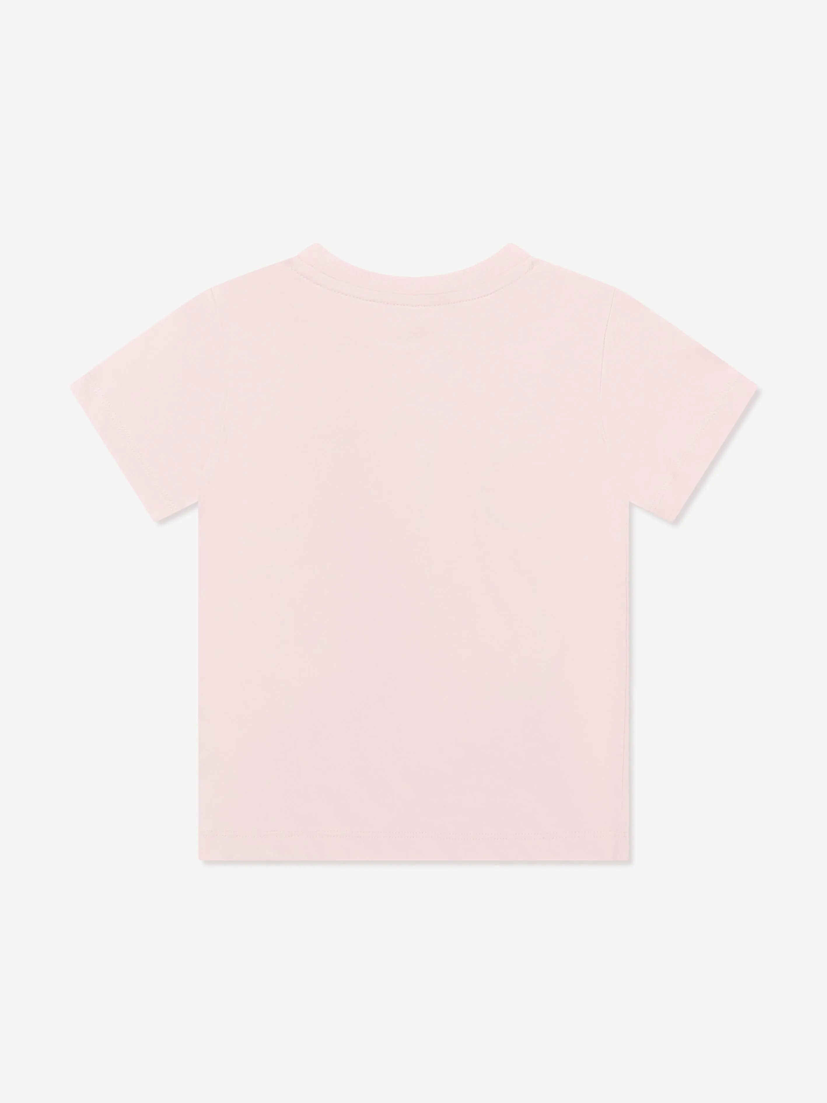 Stella McCartney Girls Logo Print T-Shirt in Pink