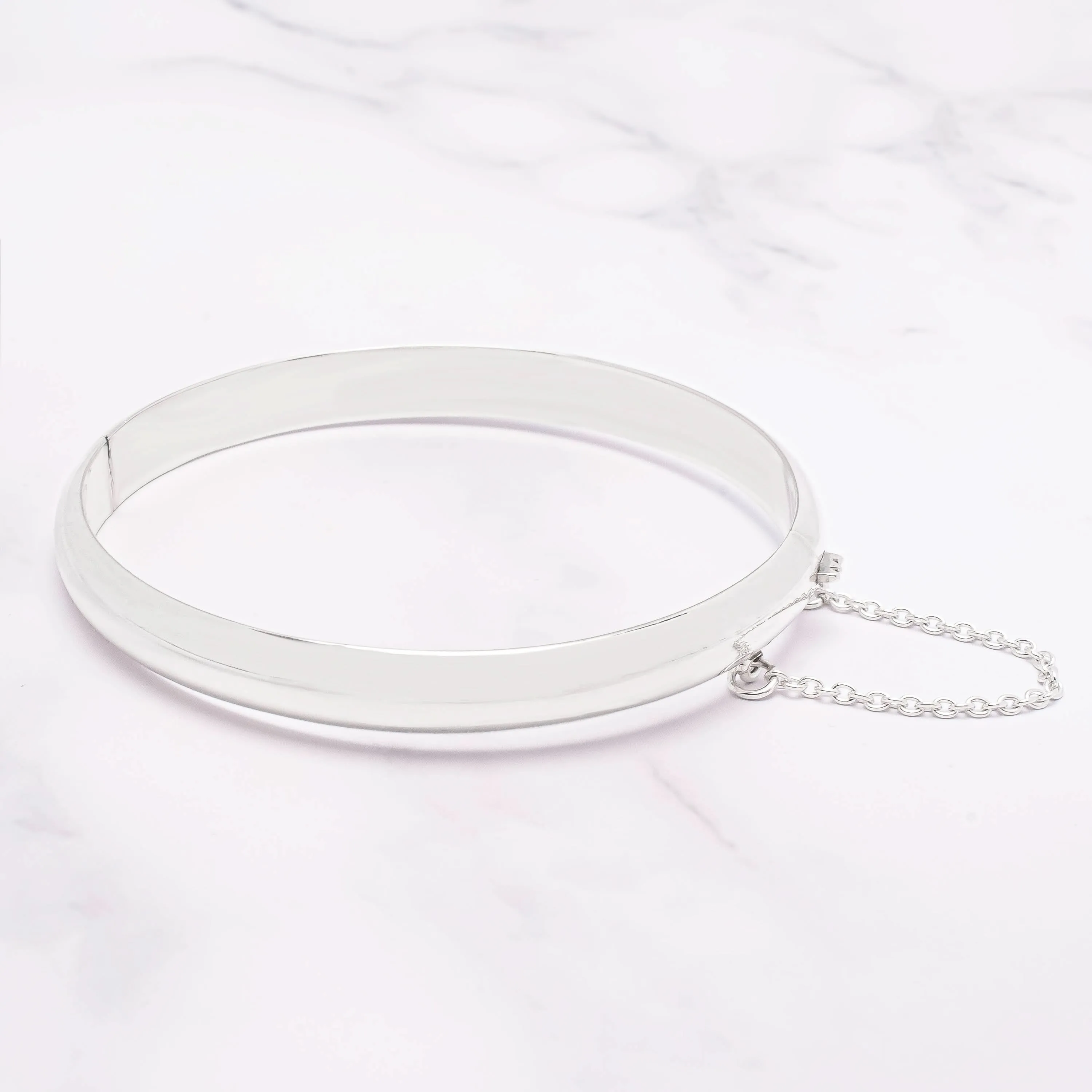 Sterling Silver Classic Bangle Bracelet