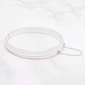 Sterling Silver Classic Bangle Bracelet