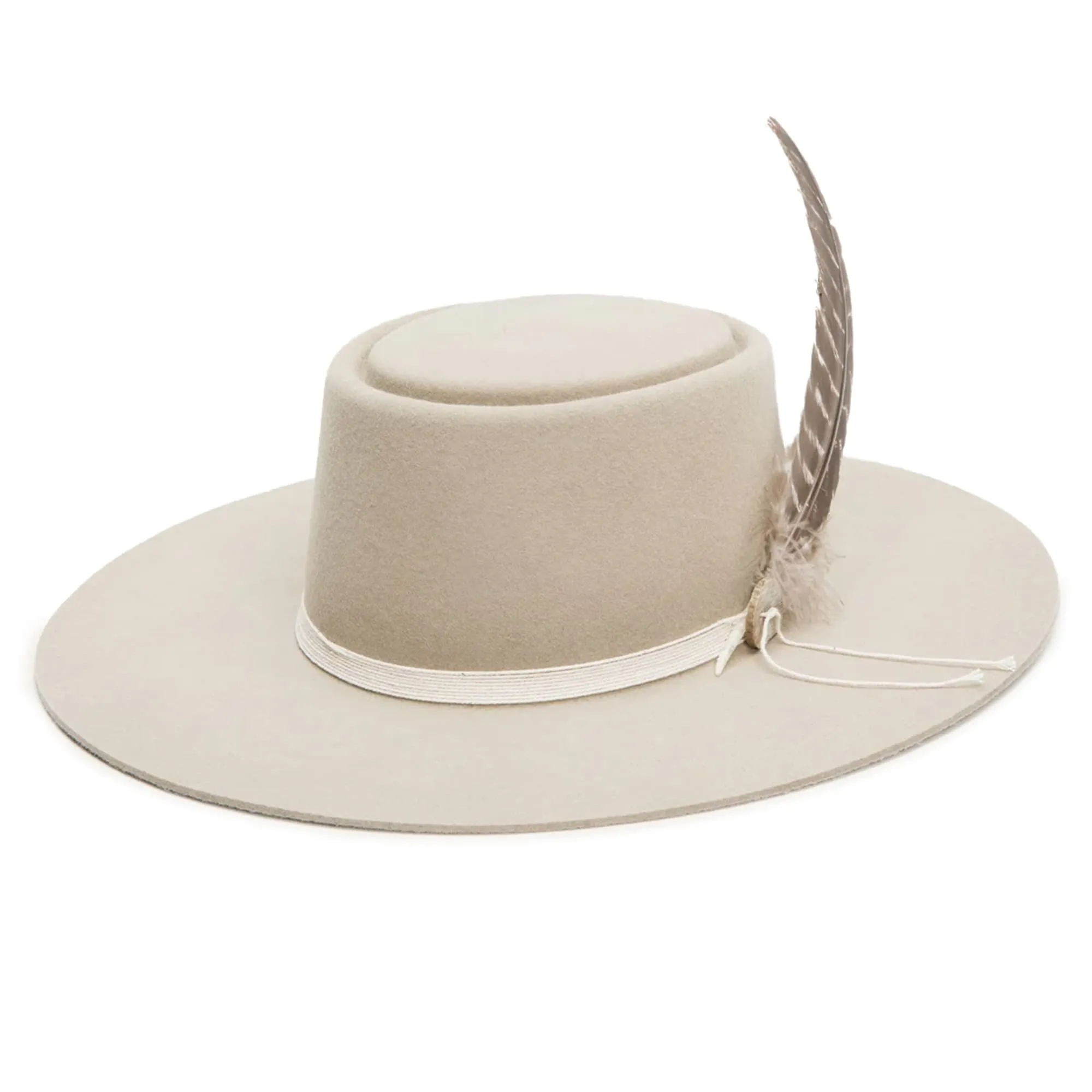 Stetson Batterson Wide Brim Wool Felt Hat