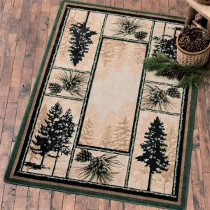 Stoic Pines Rug - Forest
