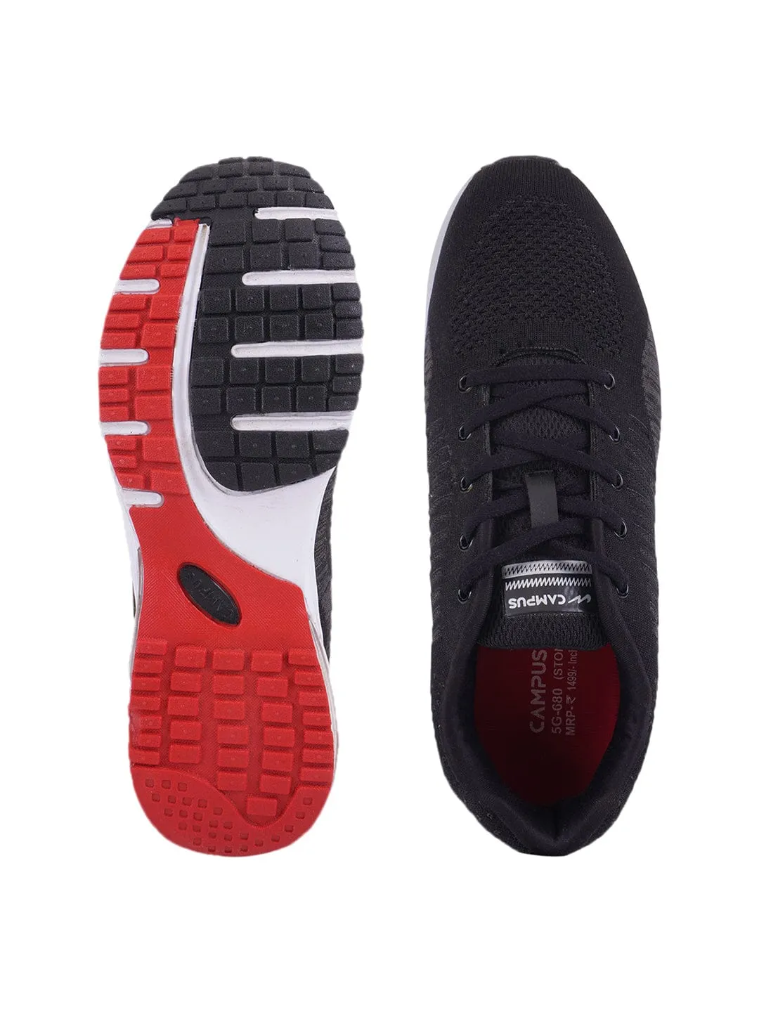 STONIC Black Men's Sports Shoes