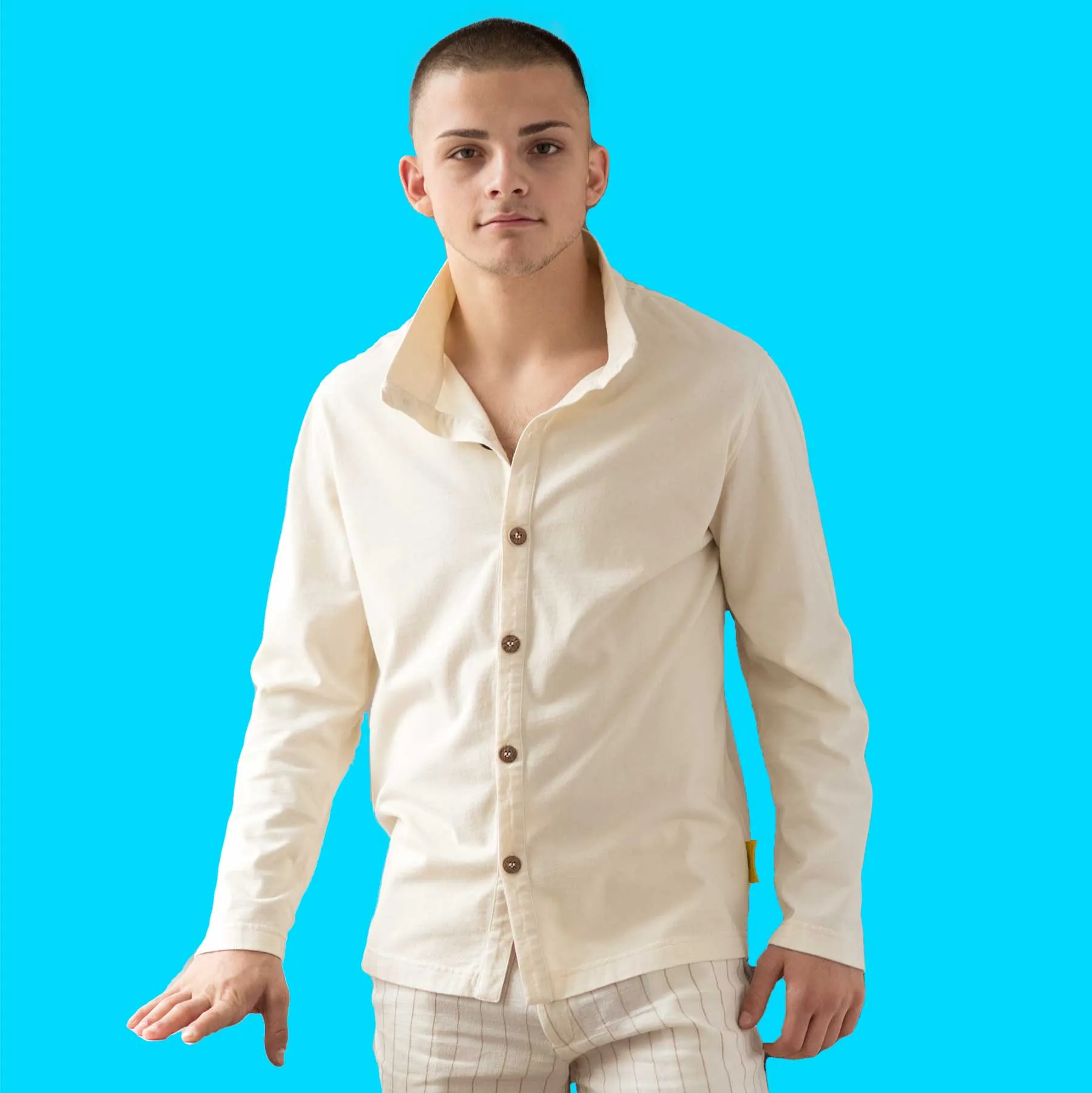 STRASBOURG 100% Organic Prima Cotton Jersey Shirt
