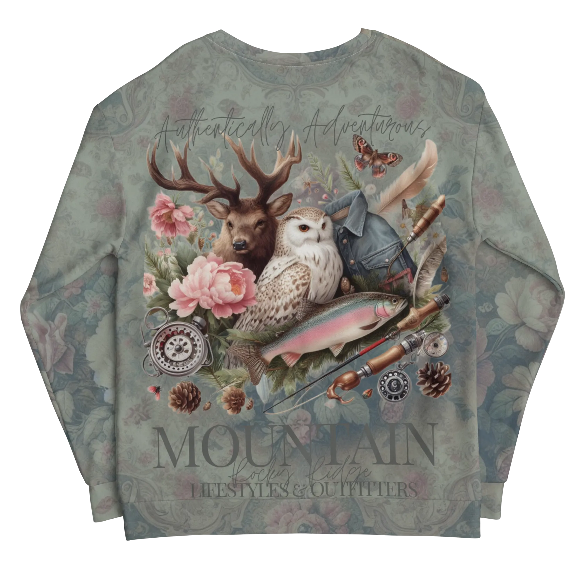 Stream To Summit Authentically Adventurous MRRL&O Sweatshirt Exclusive Print Designs