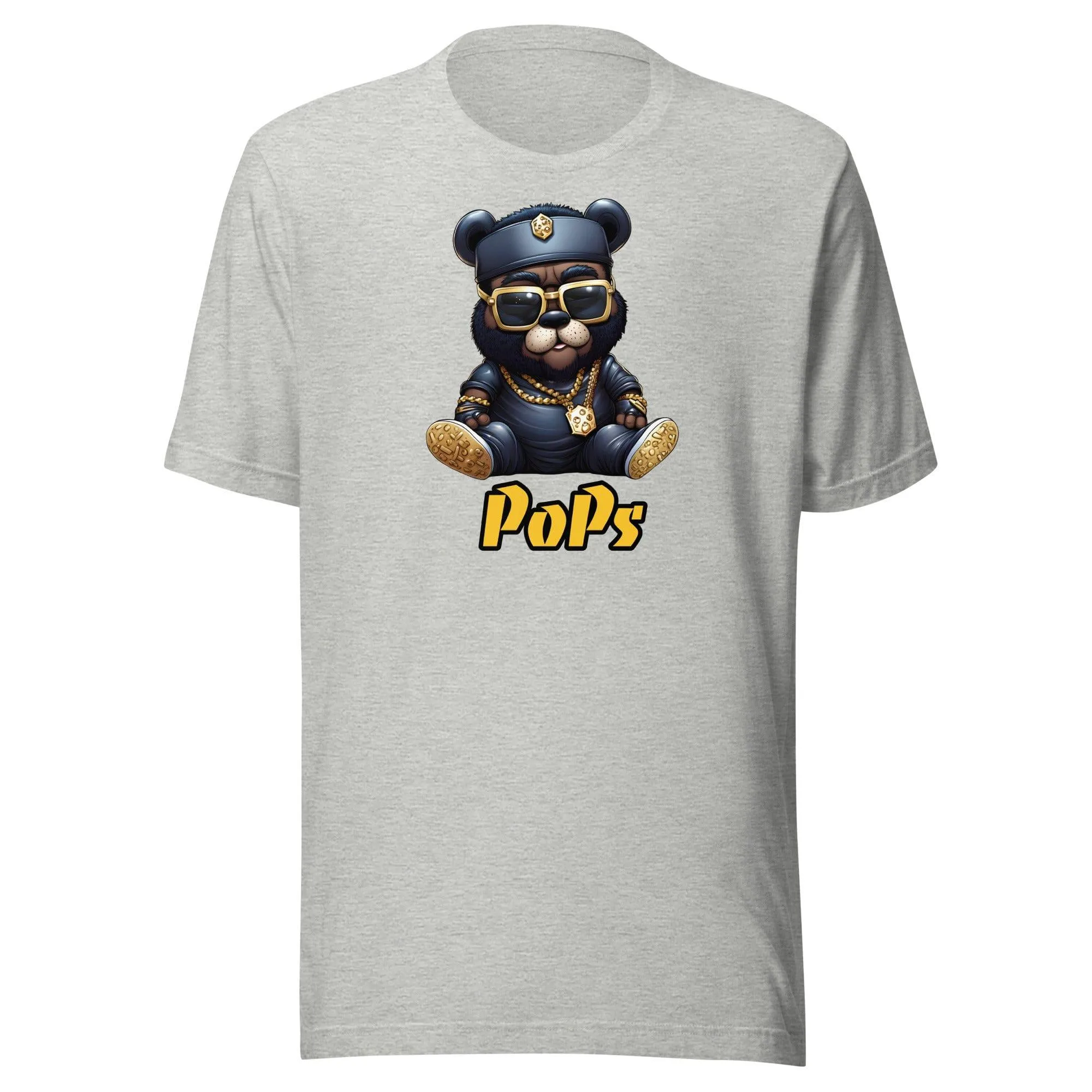 Street Bear T-Shirt Father's Day  PoPs  Short Sleeve Top