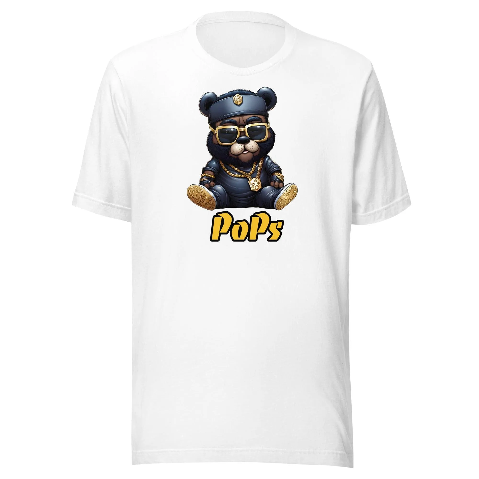 Street Bear T-Shirt Father's Day  PoPs  Short Sleeve Top