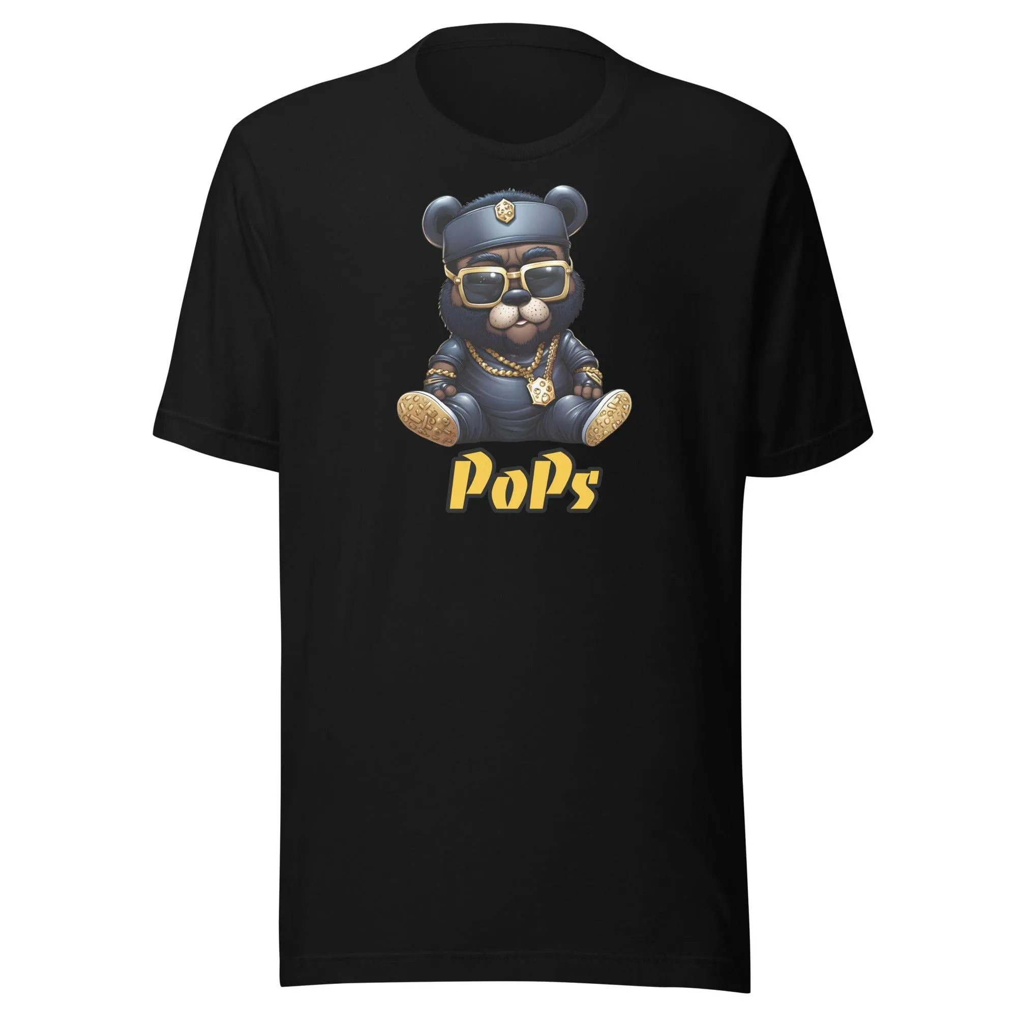 Street Bear T-Shirt Father's Day  PoPs  Short Sleeve Top
