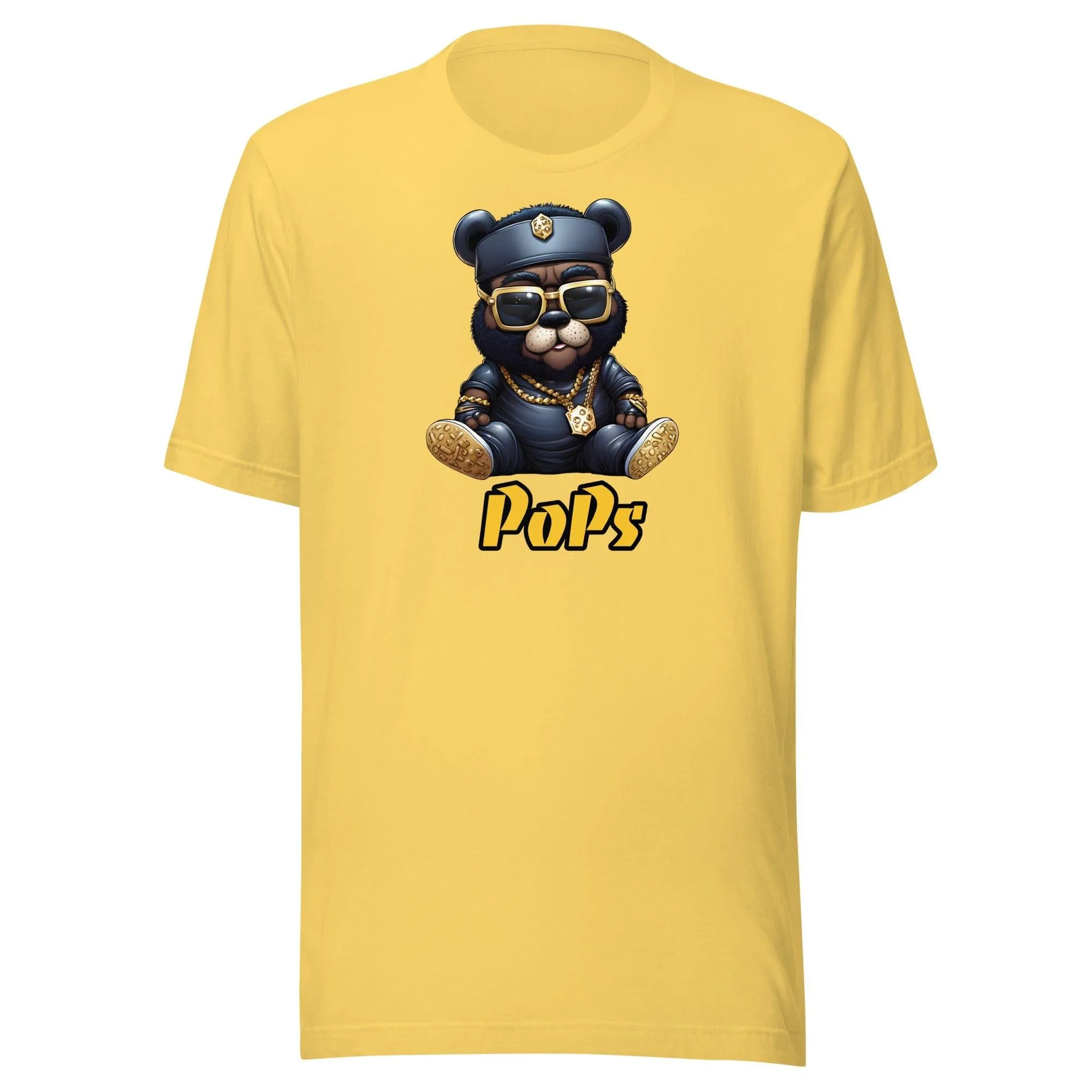 Street Bear T-Shirt Father's Day  PoPs  Short Sleeve Top