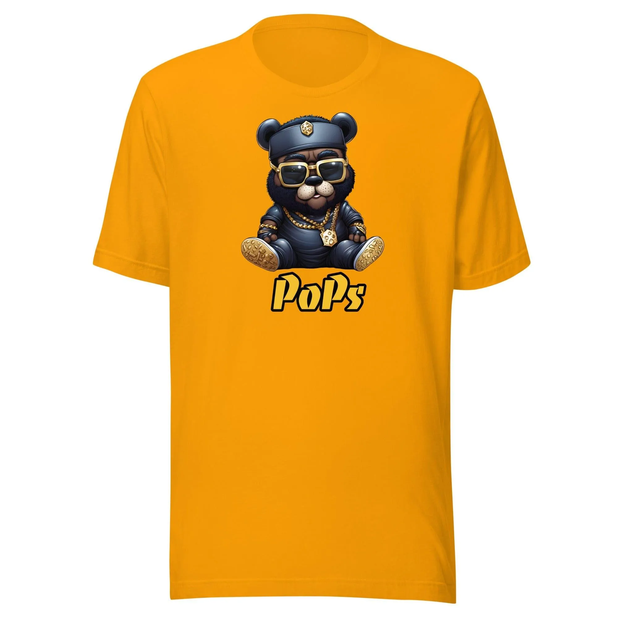 Street Bear T-Shirt Father's Day  PoPs  Short Sleeve Top