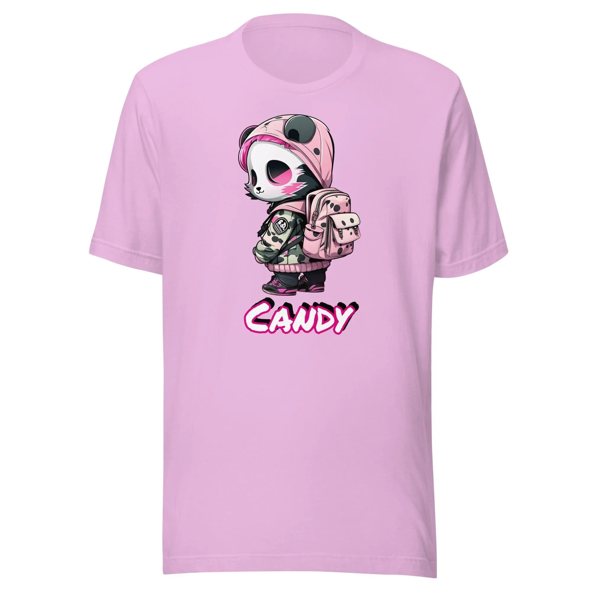 Street Girl Panda Series T-shirt Candy Short Sleeve Top