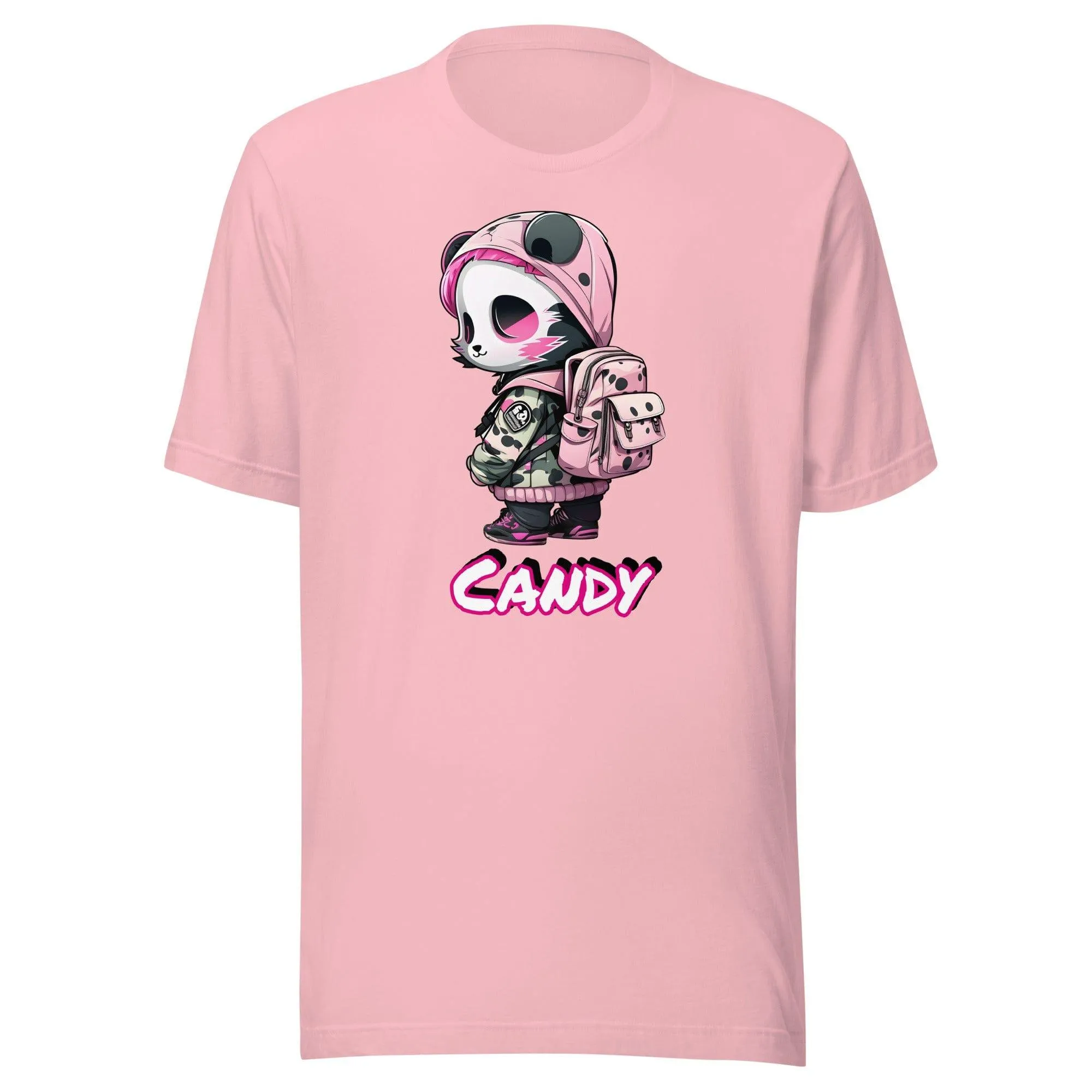 Street Girl Panda Series T-shirt Candy Short Sleeve Top