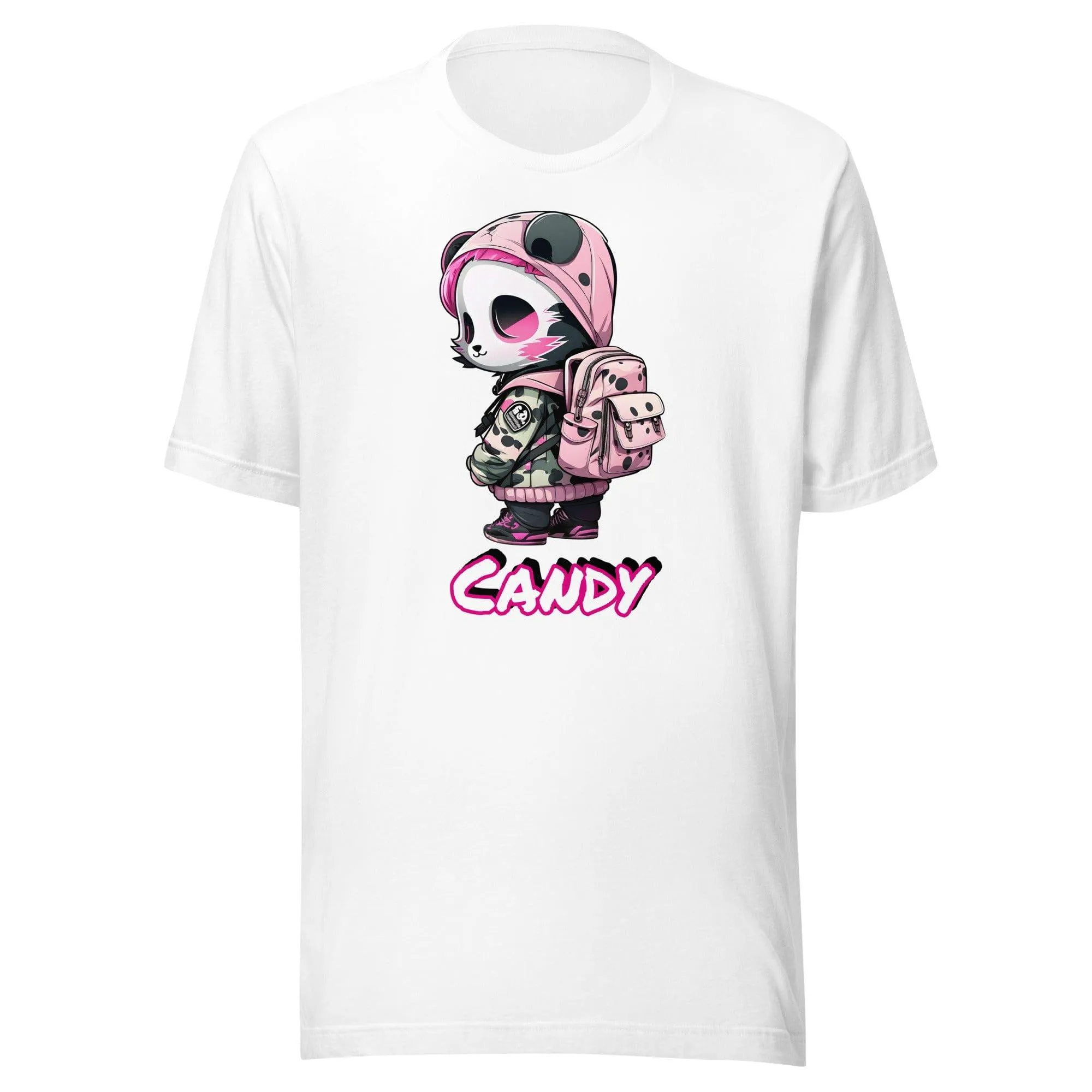 Street Girl Panda Series T-shirt Candy Short Sleeve Top