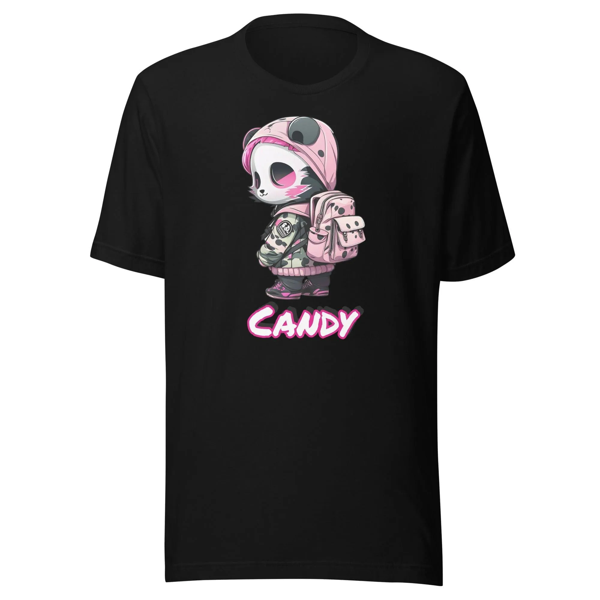 Street Girl Panda Series T-shirt Candy Short Sleeve Top