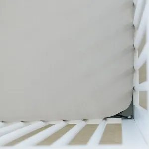 Stretch Crib Sheet | Oatmeal