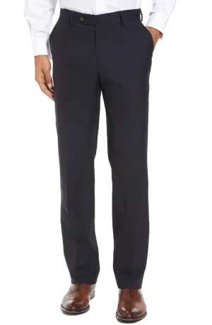 Stretch Tropical Weight Wool<br>Flat Front<br>Modern Fit