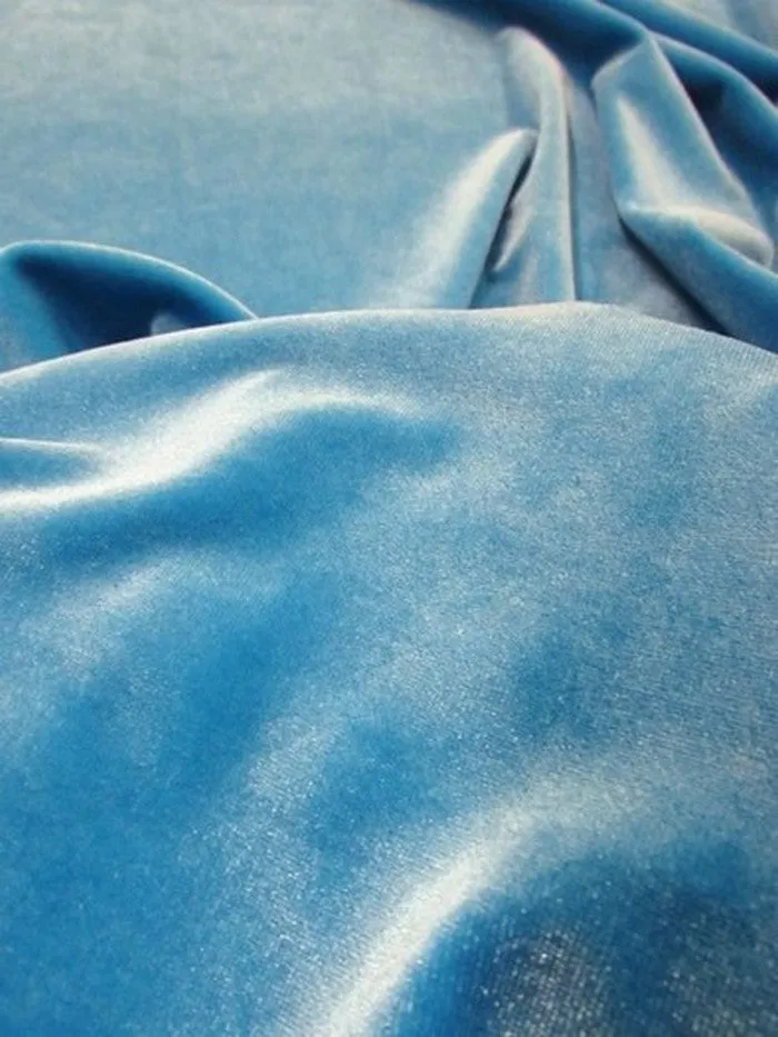 Stretch Velvet Velour Spandex 360 Grams Costume Fabric / Dusty Rose / Sold By The Yard