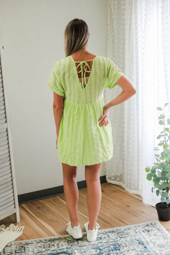 Striped Babydoll Dress