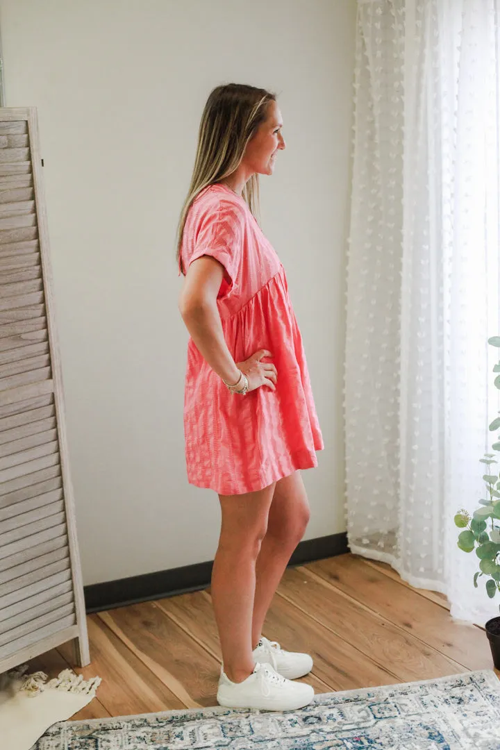 Striped Babydoll Dress