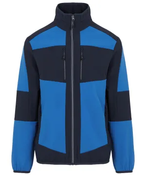 Strong Blue/Navy - E-Volve unisex 2-layer softshell jacket