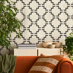 STRUCTURE Geometric Moroccan Pattern Stencil