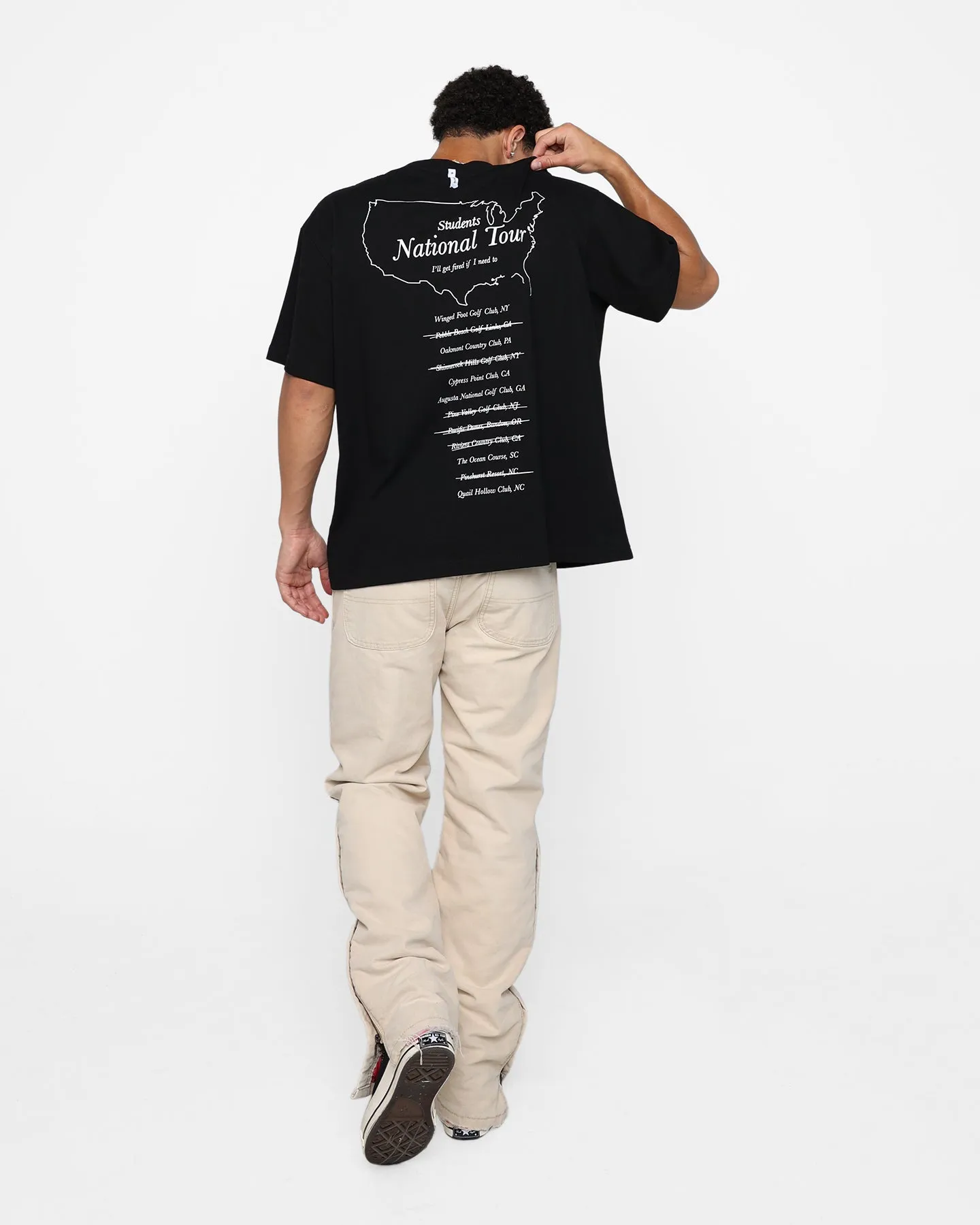 Students Golf National Tour T-Shirt Black