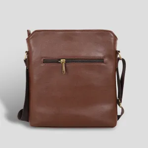 Stylish Brown Sling Bag for Him & Her