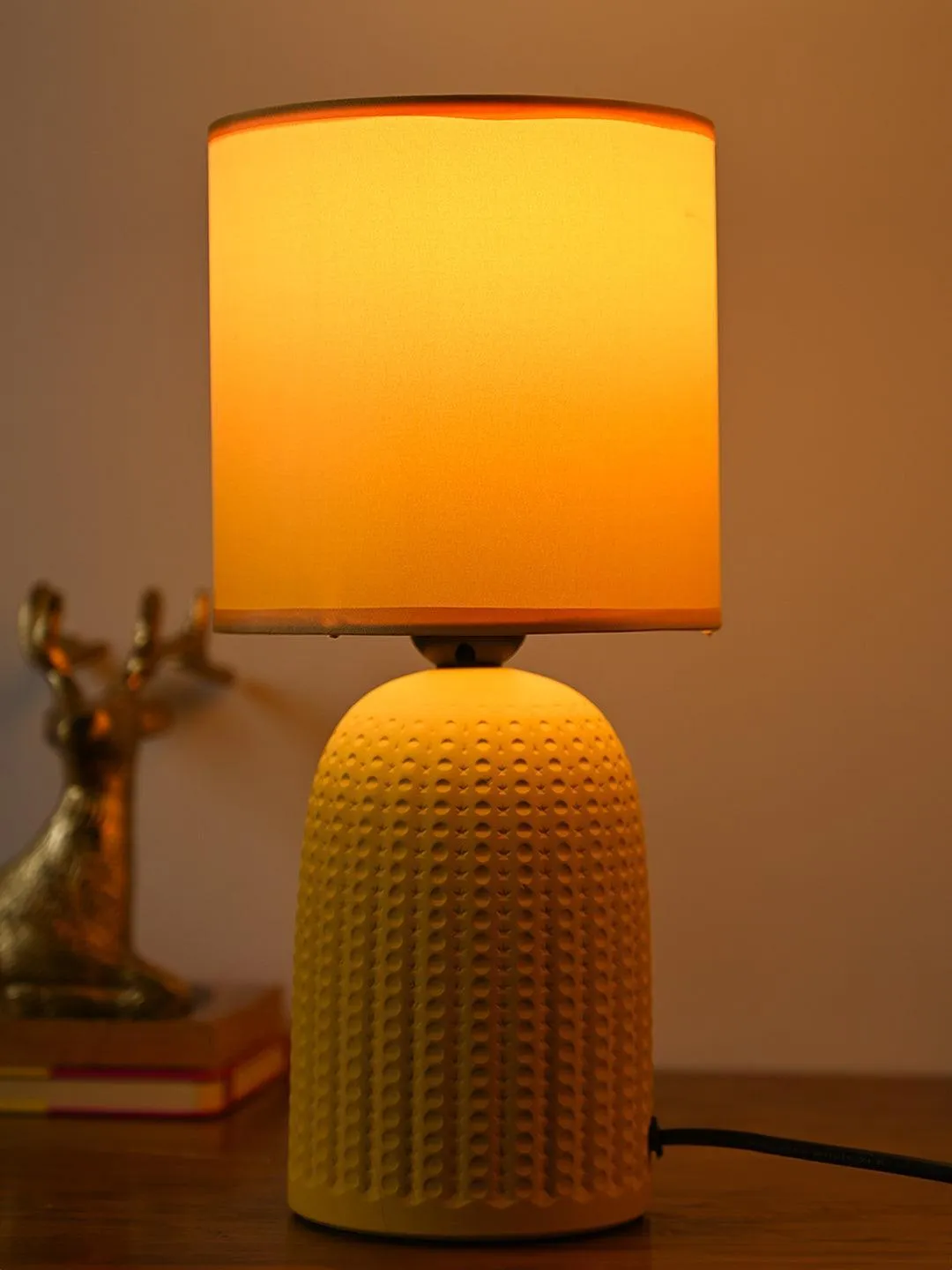 Stylish Light-Yellow Table Lamp