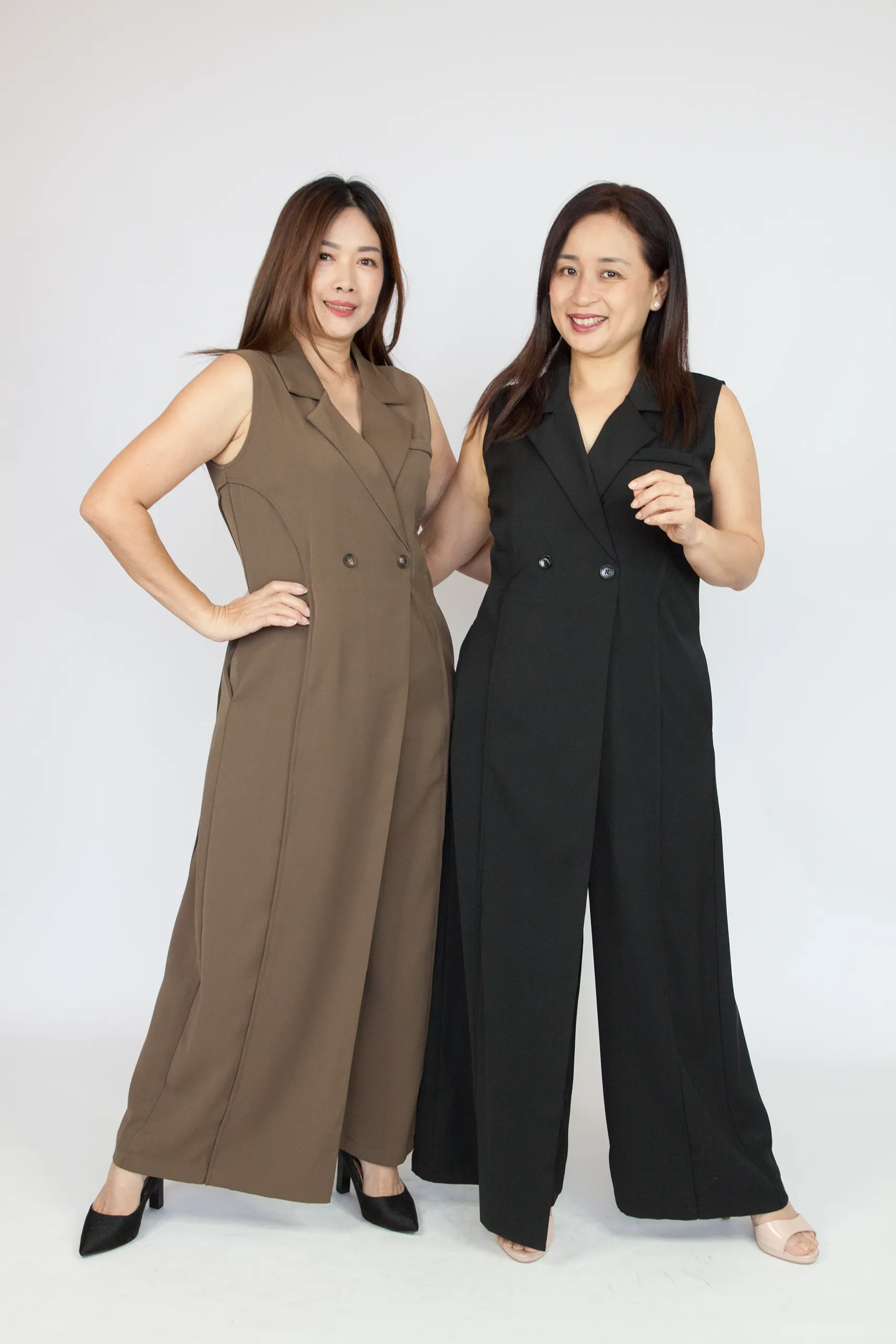 Stylish V Neck Jumpsuit