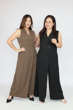 Stylish V Neck Jumpsuit