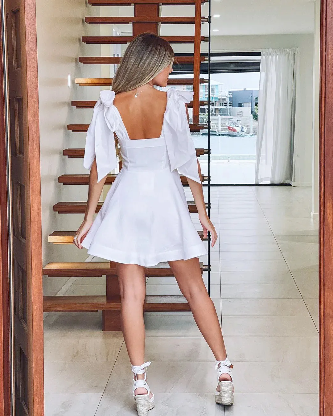 Summer Dress 2024 White Mini Dress
