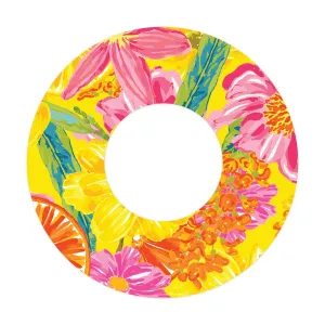 Summer Flowers Patch  Tape Designed for the FreeStyle Libre 2