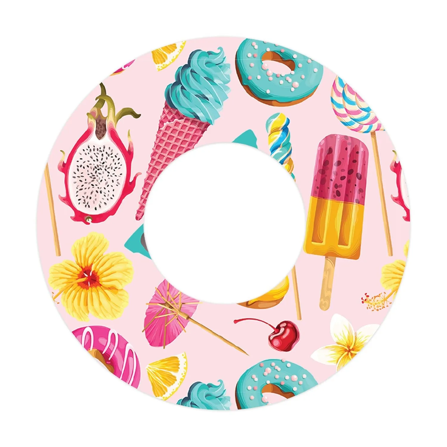 Summer Sweets Patch  Tape Designed for the FreeStyle Libre 2