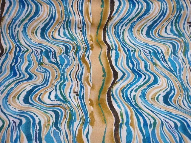 Summer Waves - Cotton Lawn