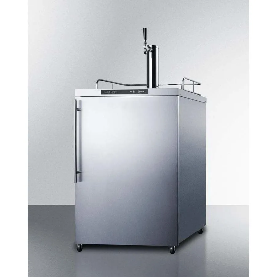Summit 24" Wide Outdoor Single Tap Kegerator SBC635MOS7HV