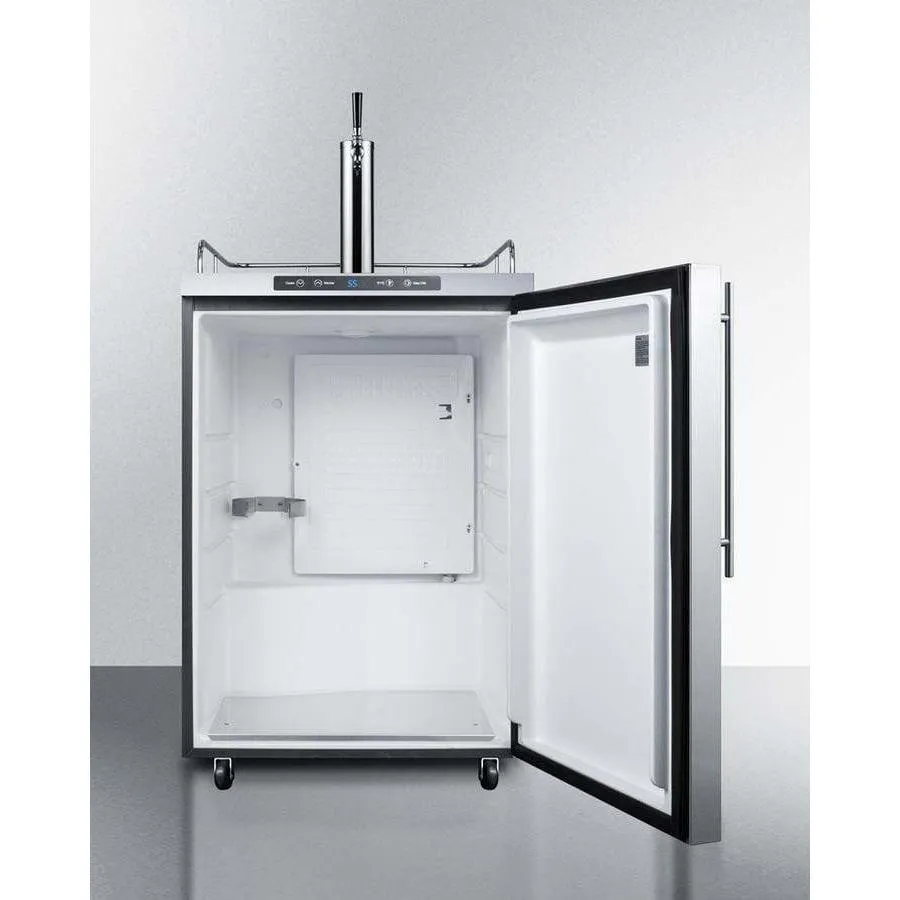 Summit 24" Wide Outdoor Single Tap Kegerator SBC635MOS7HV
