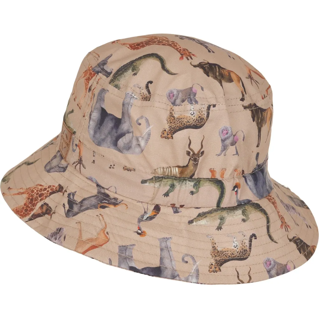 Sun Bucket Hat (Printed) - Nougat