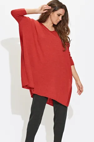 Super Fine Pullover - Red