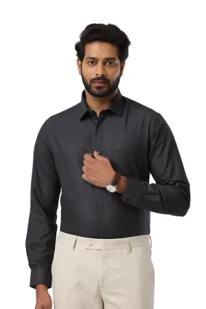 Super Soft - Gray Formal Shirts for Men | Ariser