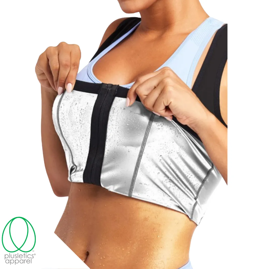 Super Sweat Fat Burner Zip Tank Top