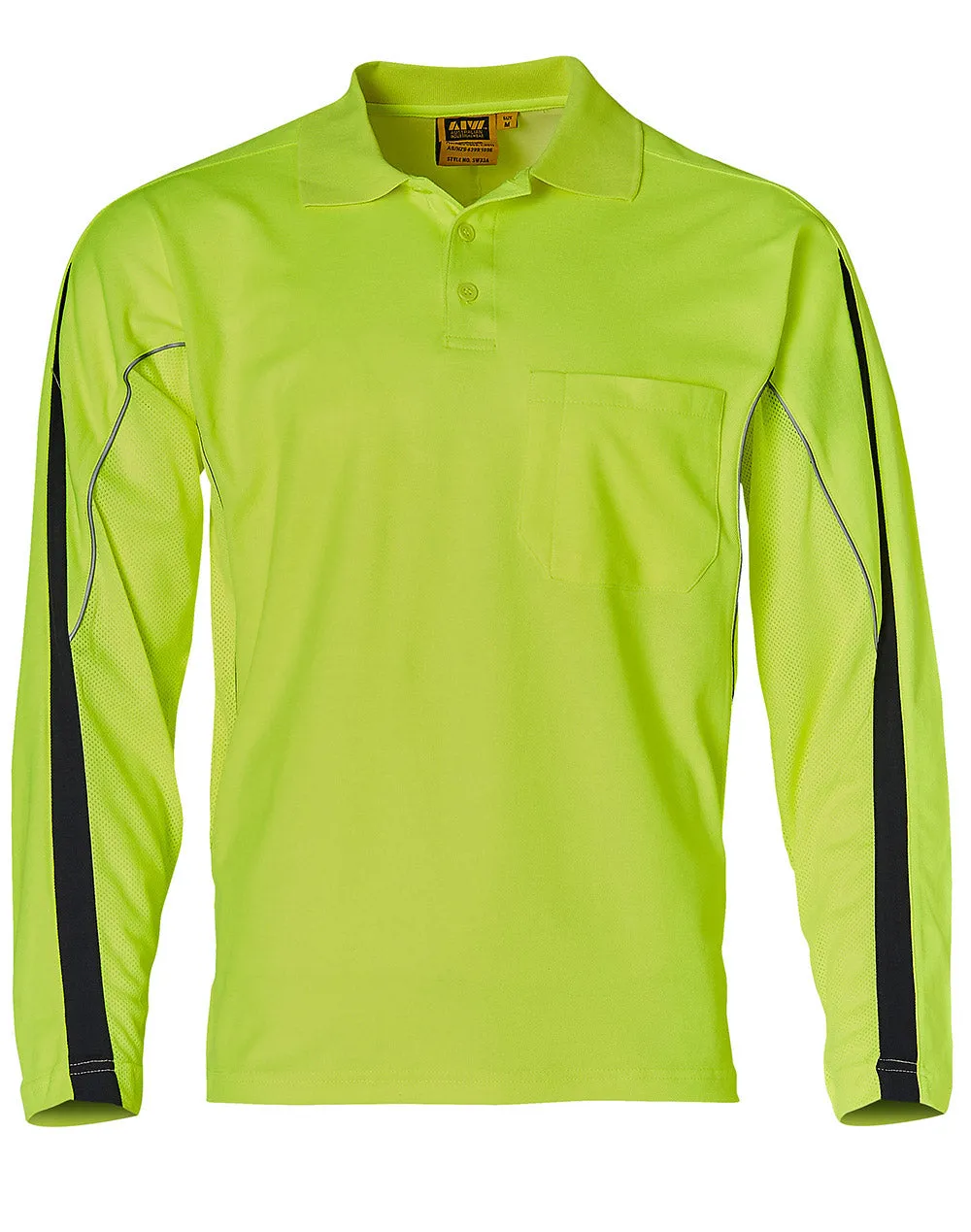 SW33A Hi-Vis Legend Long Sleeve Polo Men's