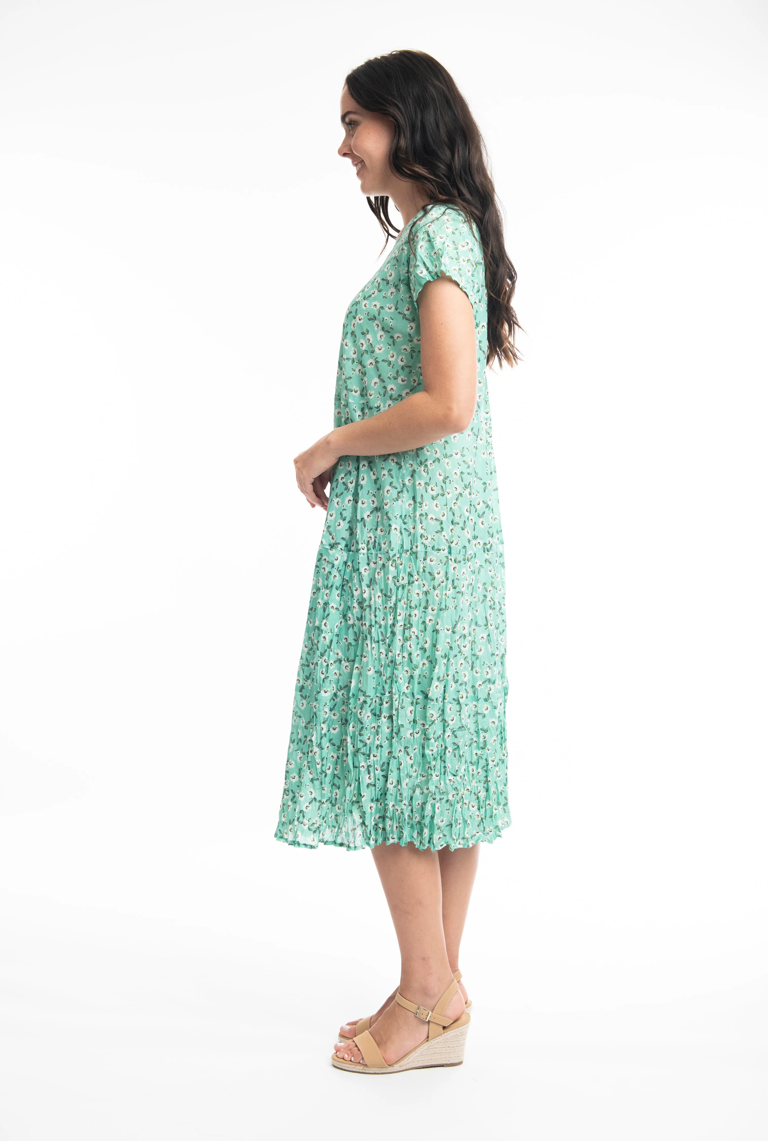 Sweet Bias Green Dress