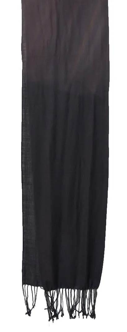 SWLP - Solid Color Pashmina with Braided Fringe (Wool)