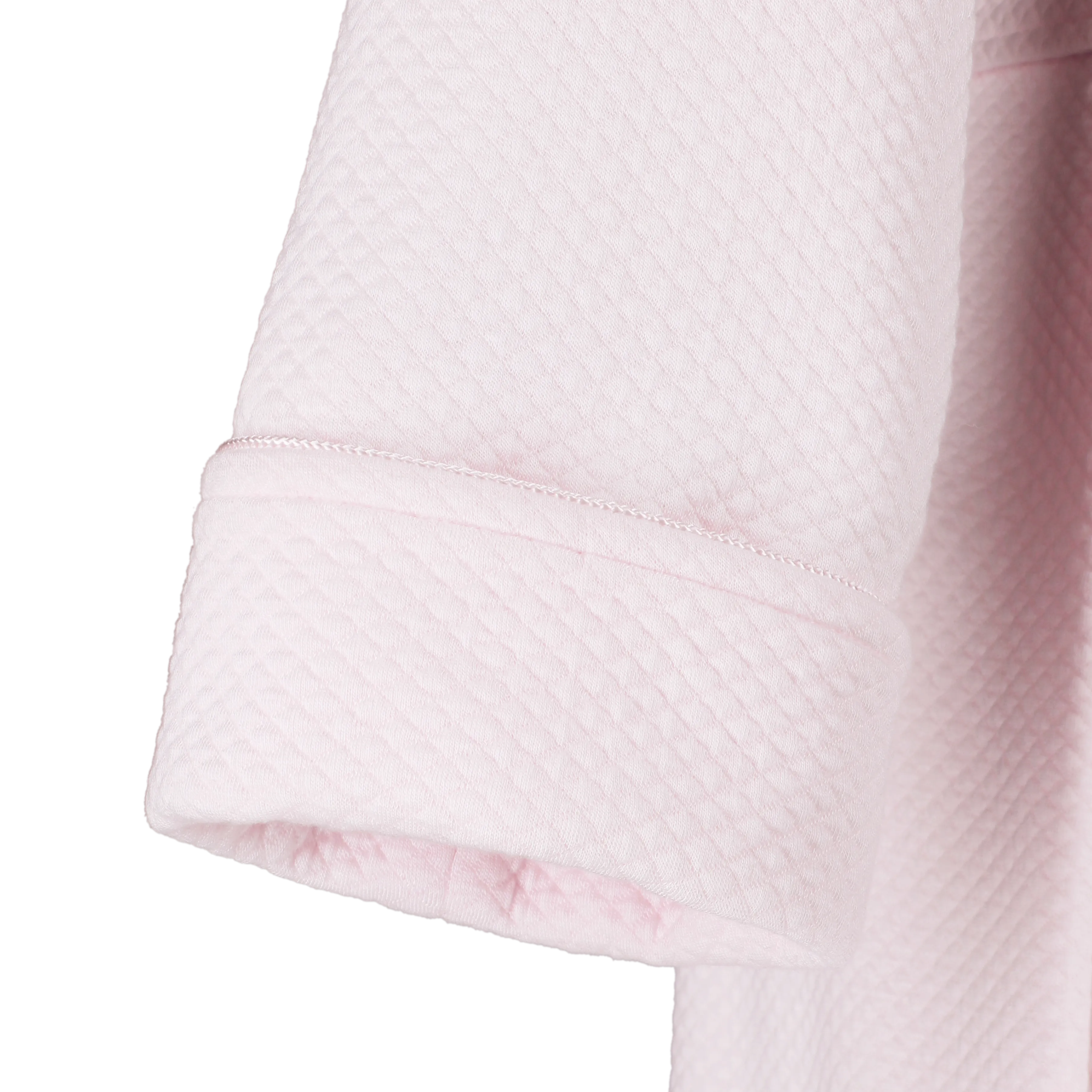 Sylvie Matelasse Full Length Quilted Robe Pink