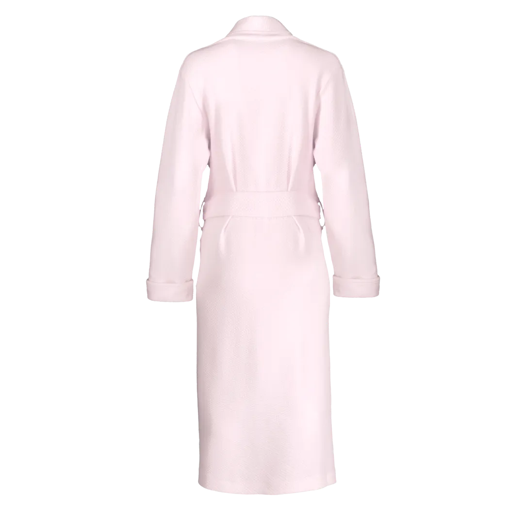 Sylvie Matelasse Full Length Quilted Robe Pink