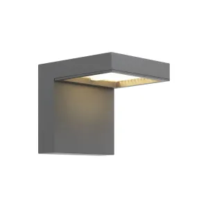 Taag 10 In. PC|LF LED Outdoor Wall Sconce 4000K Gray Finish