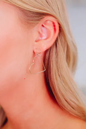 Take My Heart Earrings - Gold